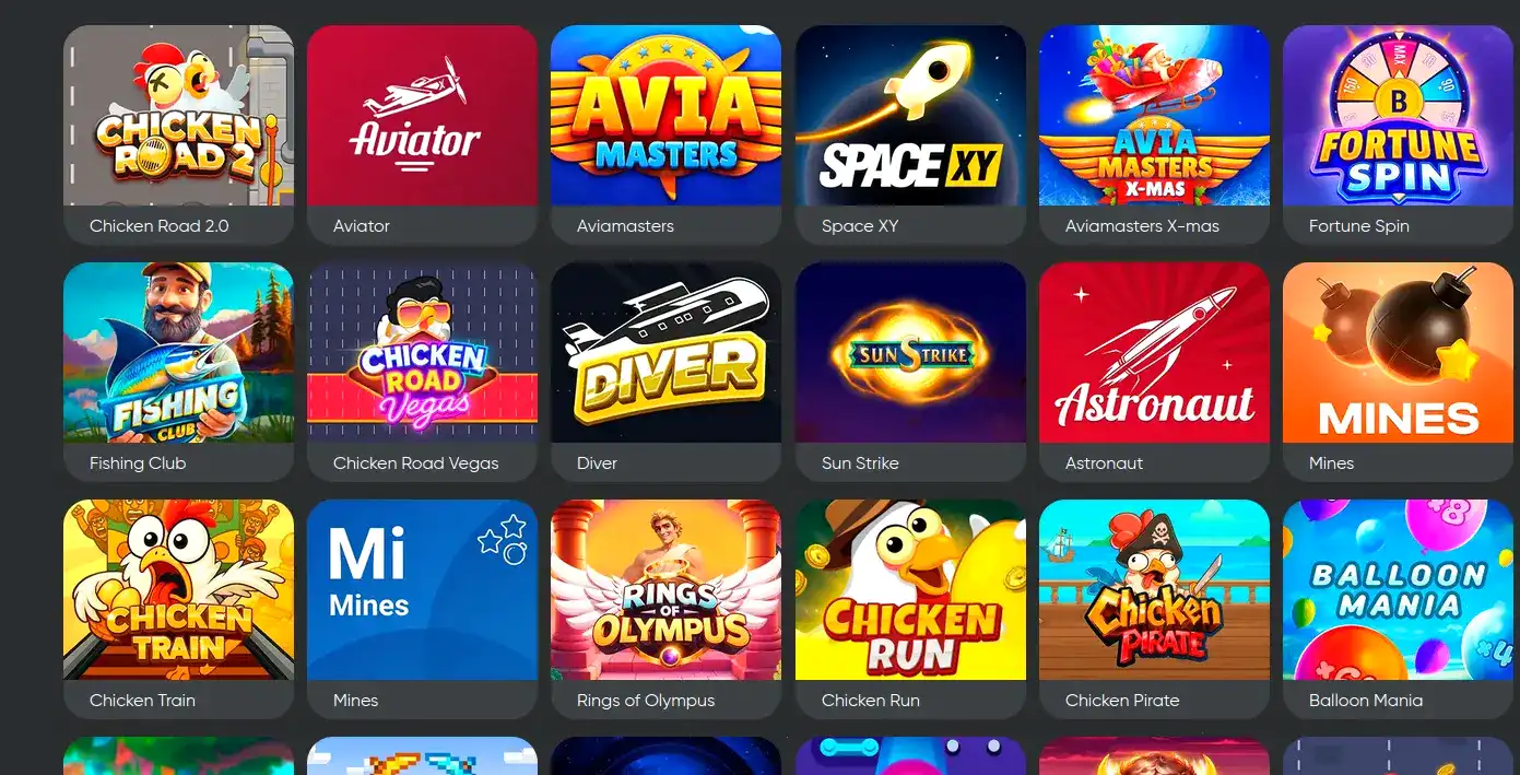 Игровой зал казино Горилла с множеством слотов на экране